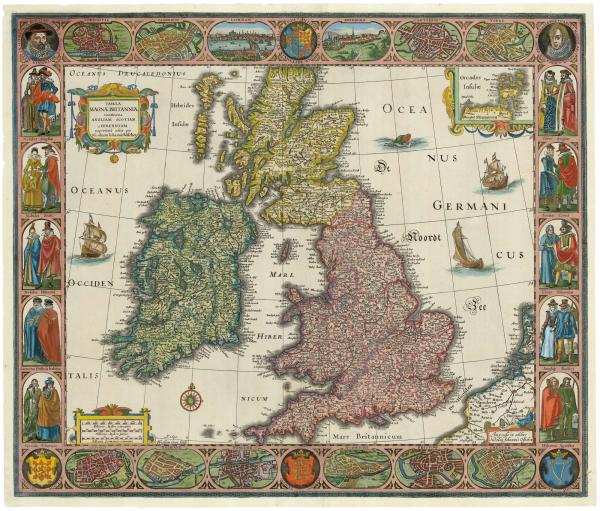 Visscher British Isles 1650